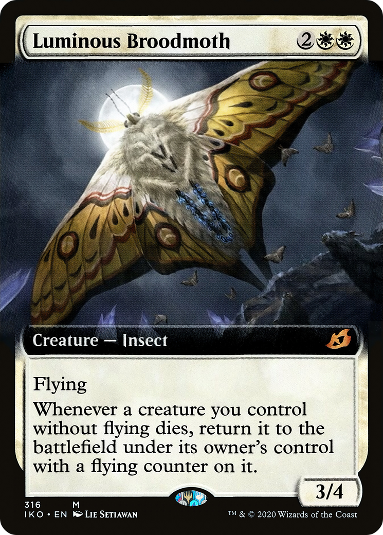 Luminous Broodmoth (IKO-316) (Extended Art)