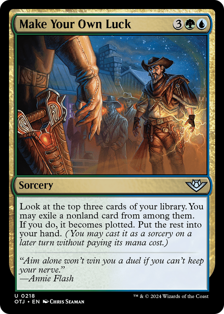 Make Your Own Luck (OTJ-218) (Foil)