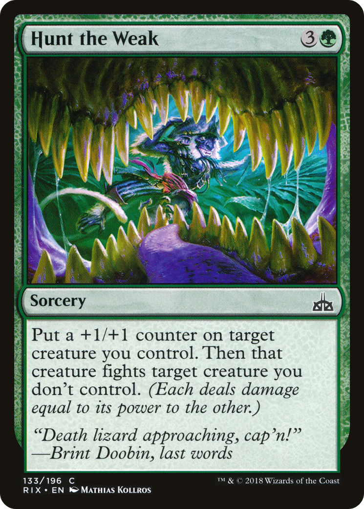 Hunt the Weak (RIX-133)