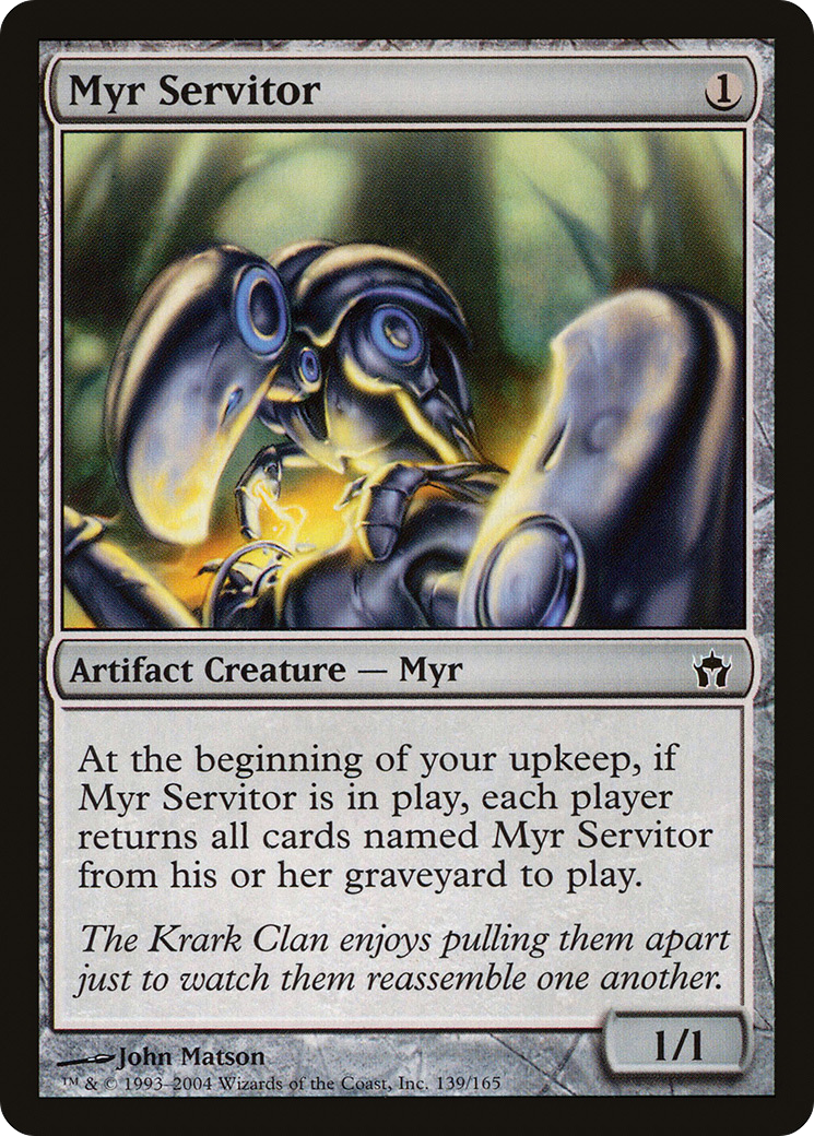 Myr Servitor (5DN-139) (Foil)