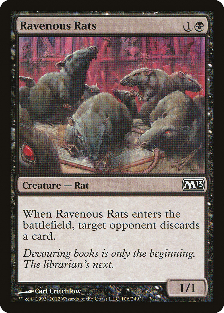 Ravenous Rats (M13-106) (Foil)