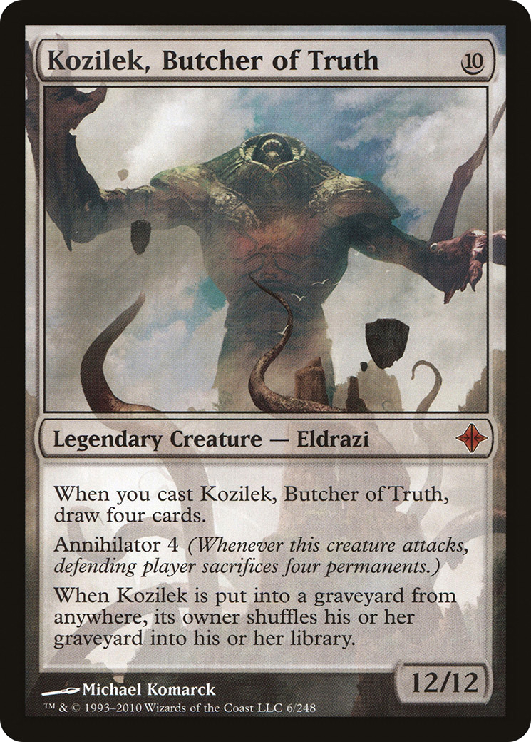 Kozilek, Butcher of Truth (ROE-006) (Foil)