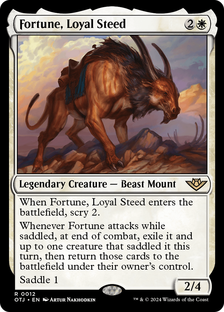 Fortune, Loyal Steed (OTJ-012) (Foil)
