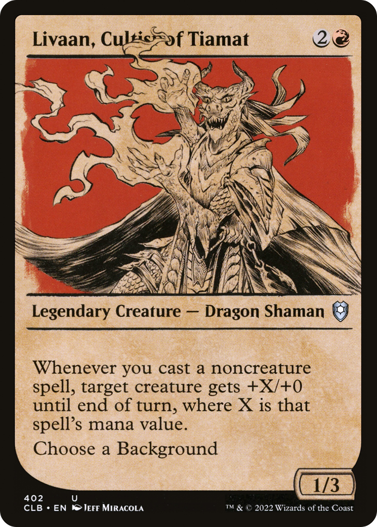 Livaan, Cultist of Tiamat (CLB-402) (Showcase)