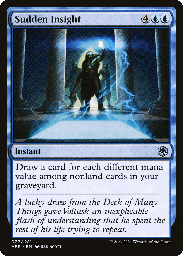 Sudden Insight (AFR-077) (Foil)