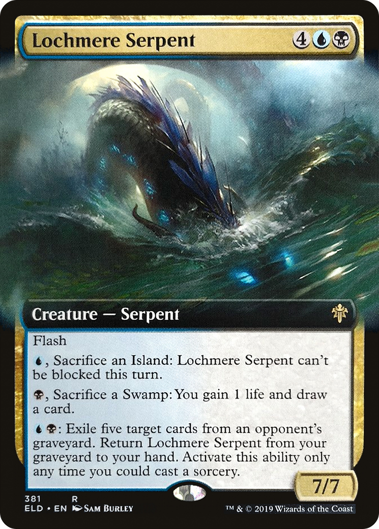 Lochmere Serpent (ELD-381) (Extended Art) (Foil)