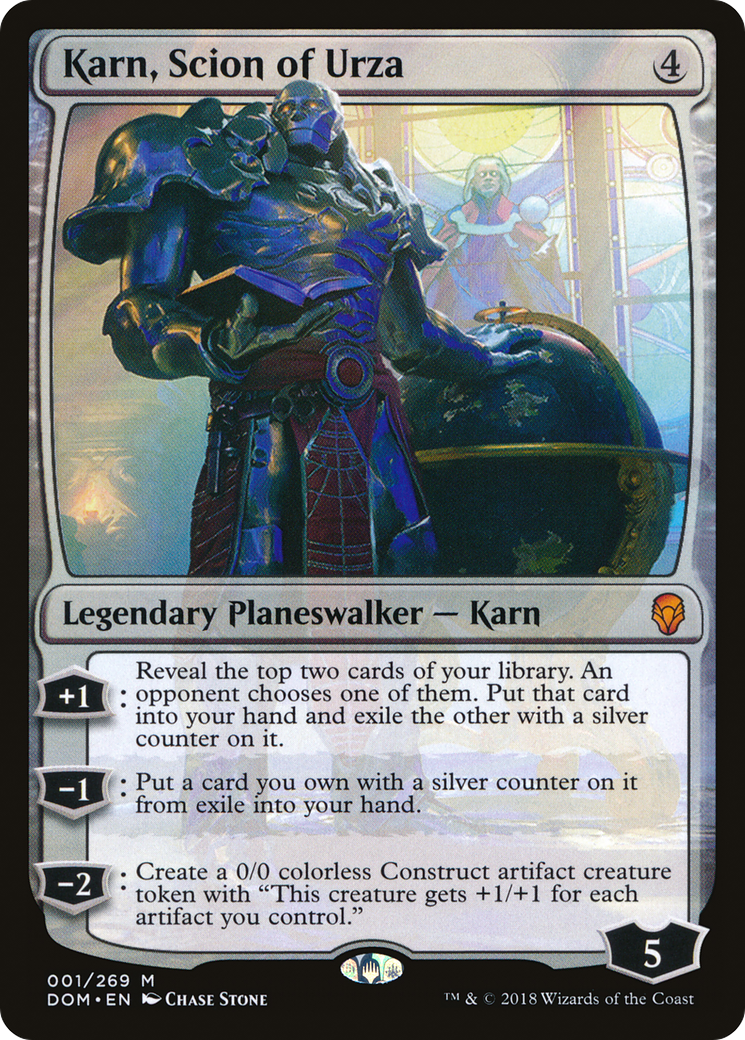 Karn, Scion of Urza (DOM-001) (Foil)