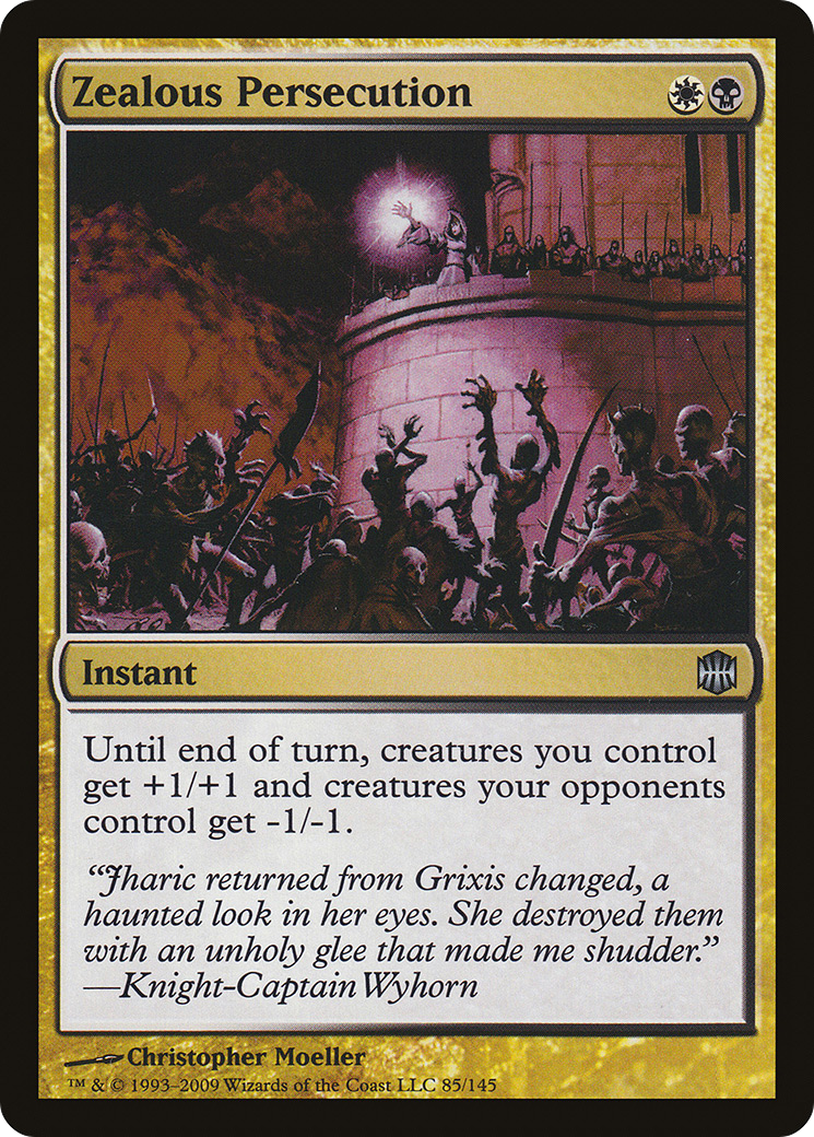 Zealous Persecution (ARB-085) (Foil)