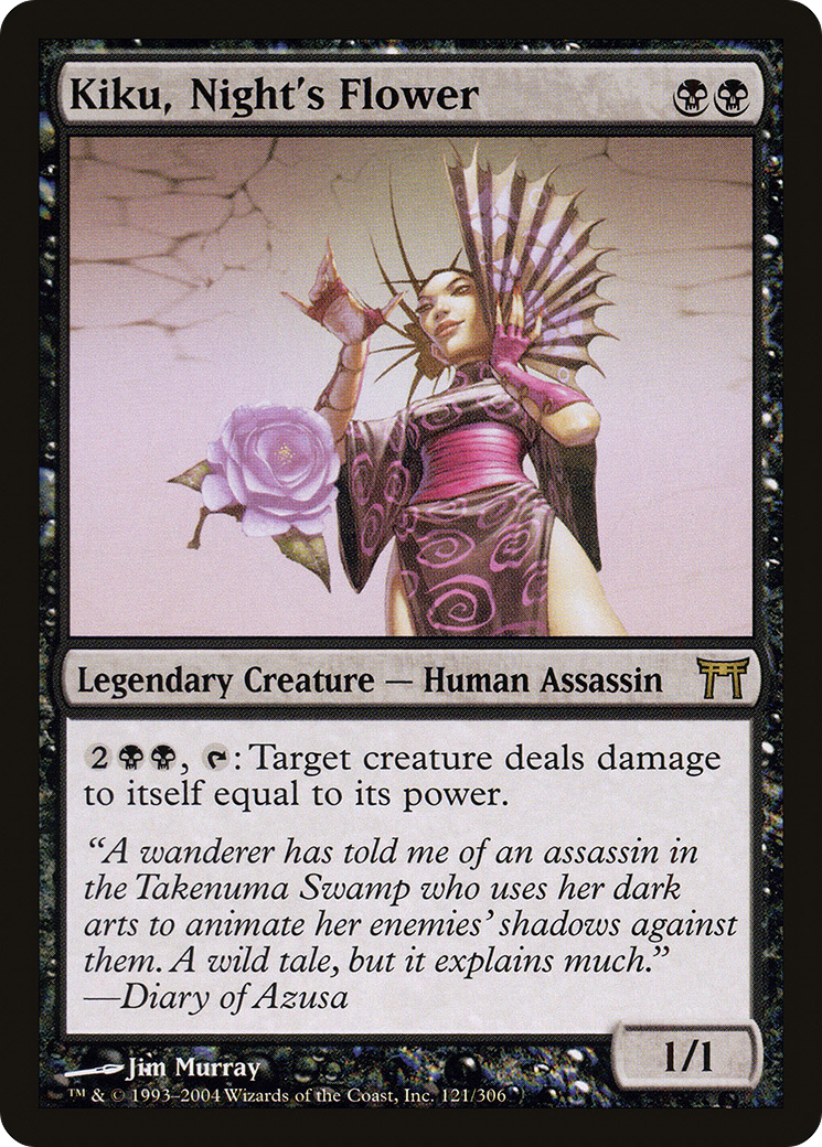 Kiku, Night's Flower (CHK-121) (Foil)