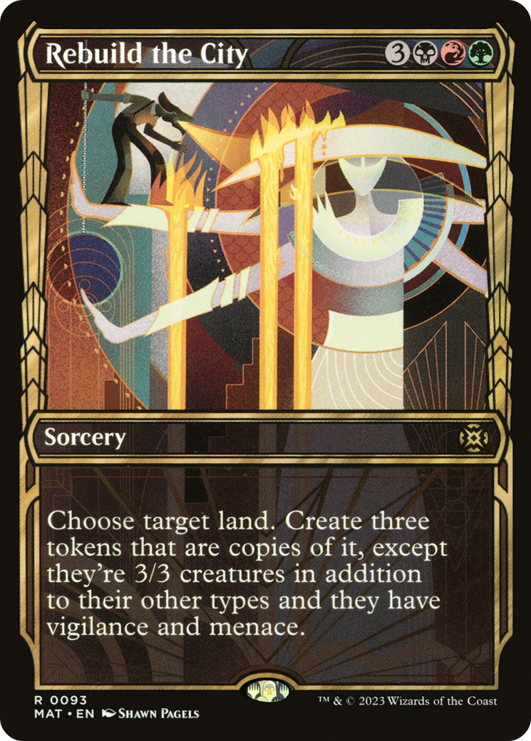 Rebuild the City (MAT-093) (Showcase) (Foil)