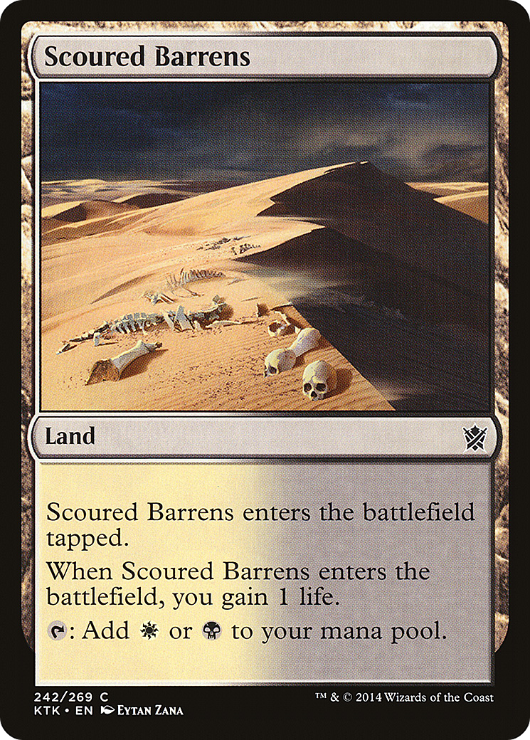 Scoured Barrens (KTK-242) (Foil)