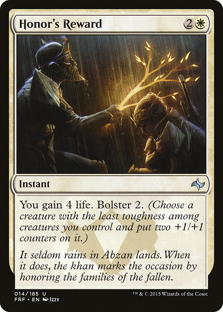 Honor's Reward (FRF-014) (Foil)