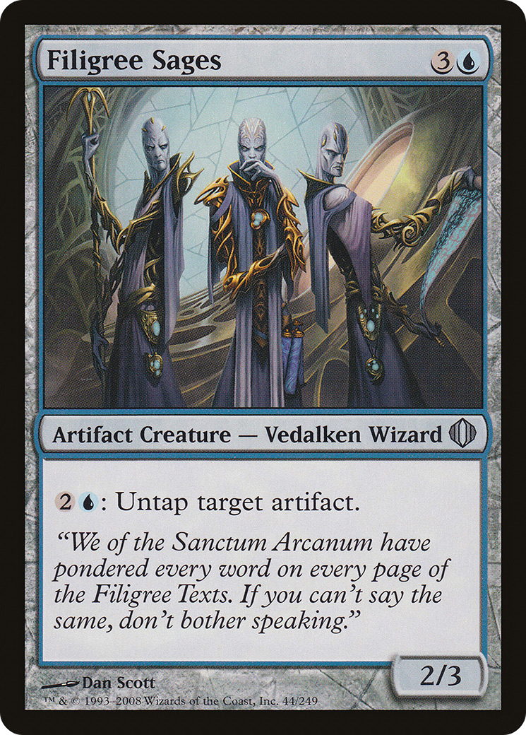 Filigree Sages (ALA-044) (Foil)