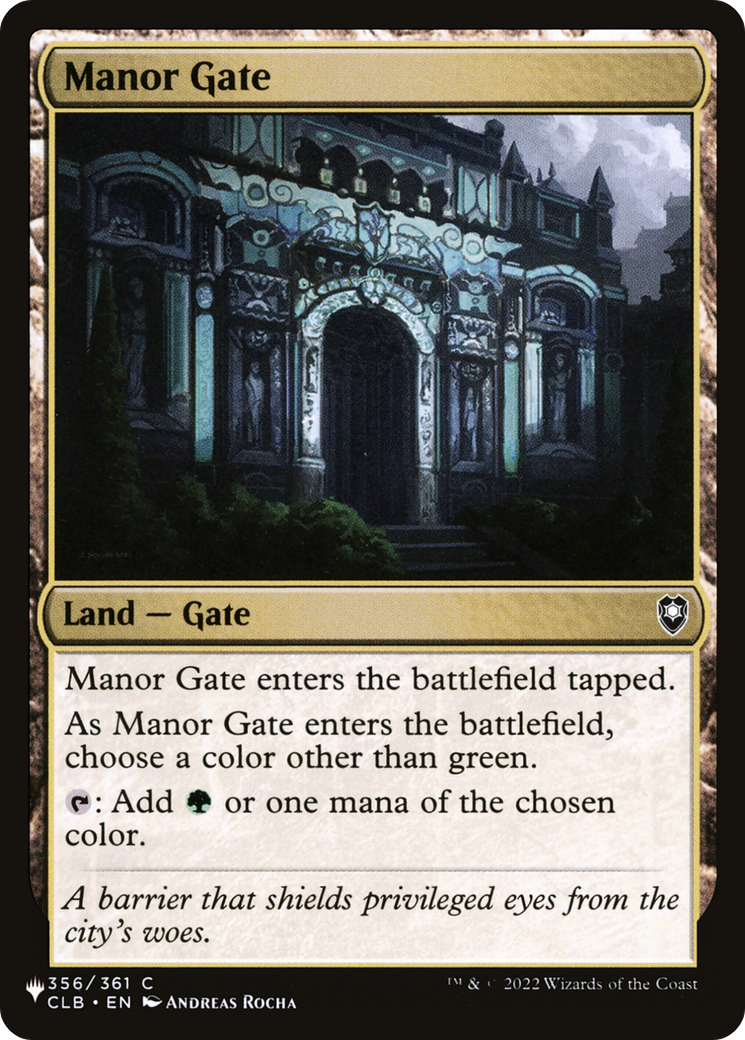 Manor Gate (LIST-CLB-356)