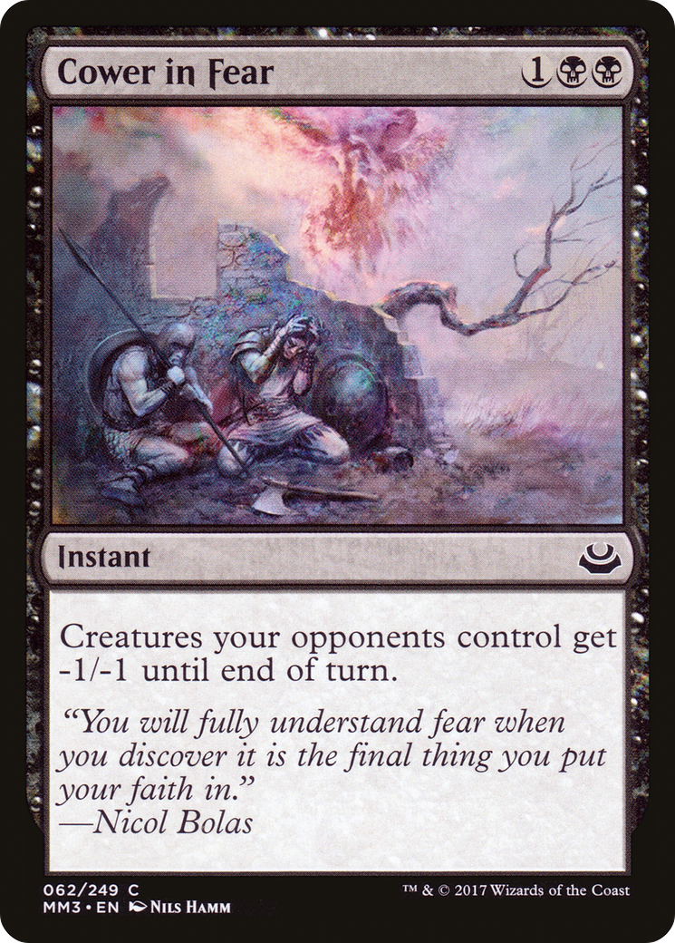 Cower in Fear (MM3-062) (Foil)