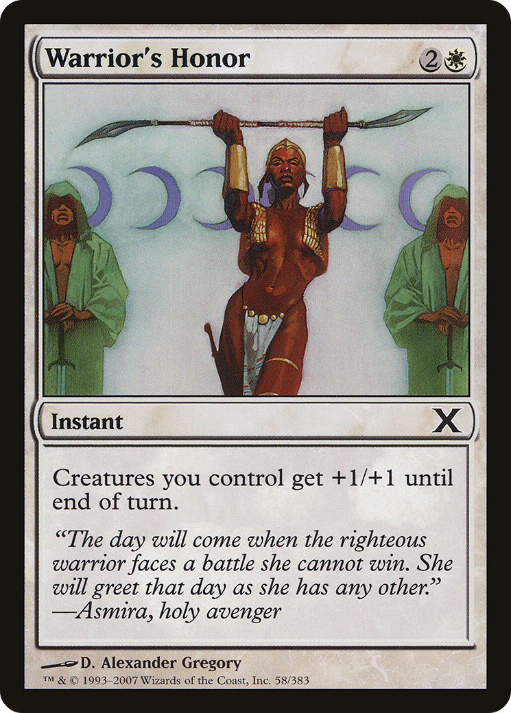 Warrior's Honor (10E-058)