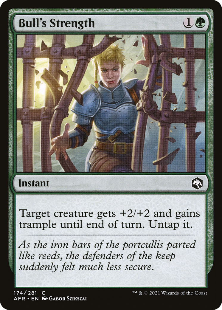 Bull's Strength (AFR-174) (Foil)