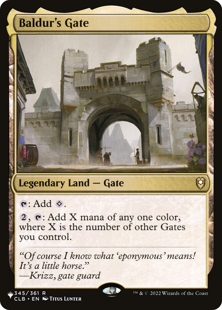 Baldur's Gate (LIST-CLB-345)