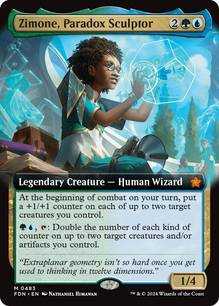 Zimone, Paradox Sculptor (FDN-483) (Extended Art)