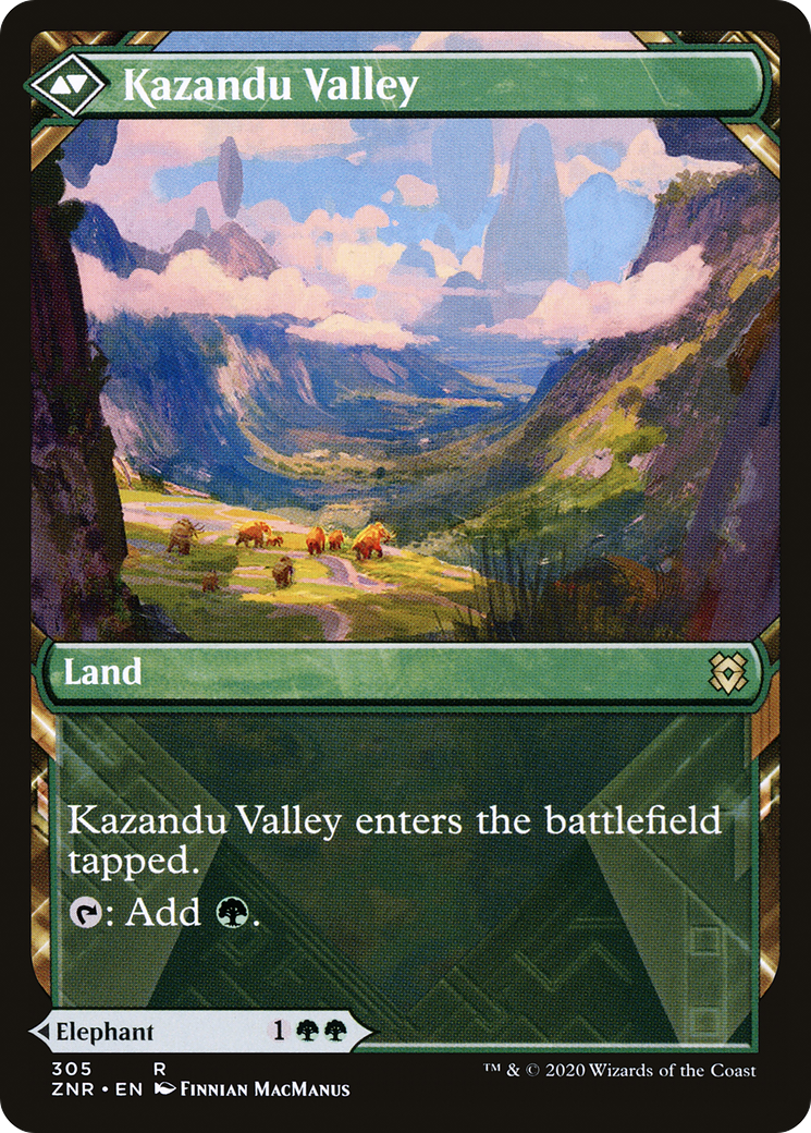 Kazandu Mammoth // Kazandu Valley (ZNR-305) (Showcase)