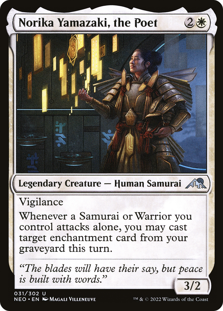 Norika Yamazaki, the Poet (NEO-031) (Foil)