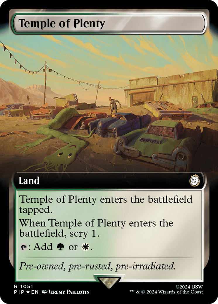 Temple of Plenty (PIP-1051) (Extended Art) (Surge Foil)