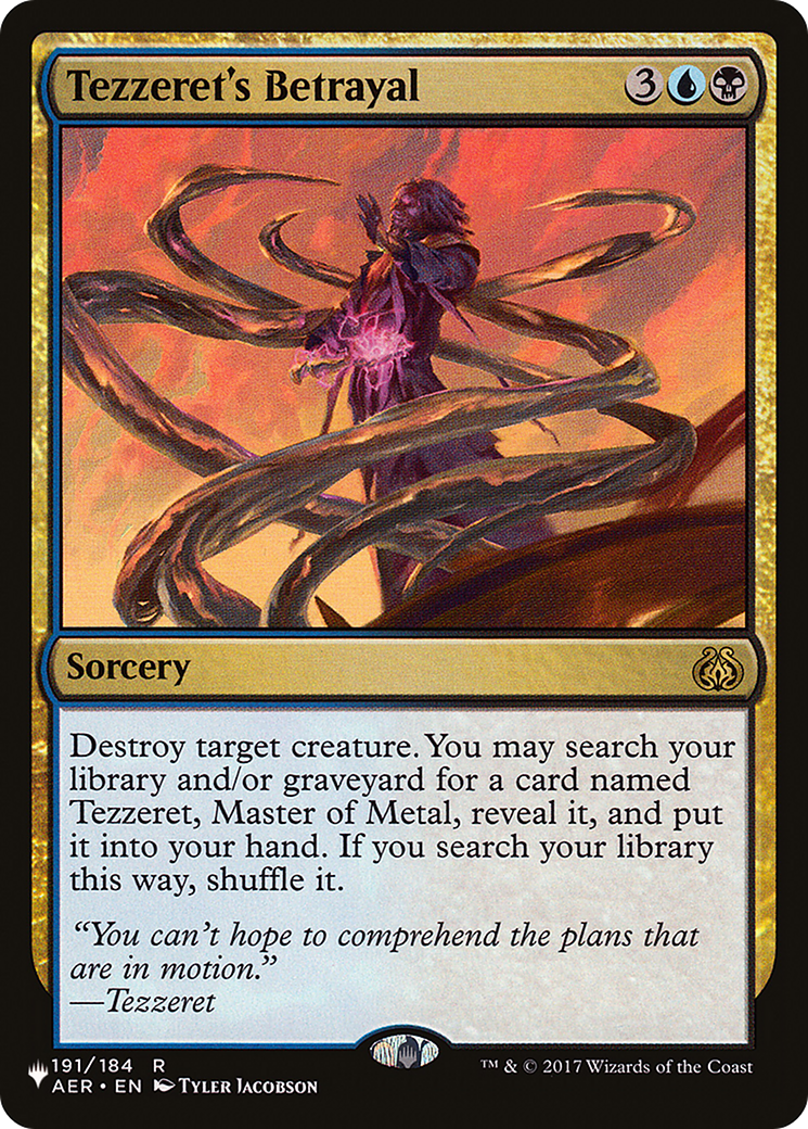 Tezzeret's Betrayal (LIST-AER-191)