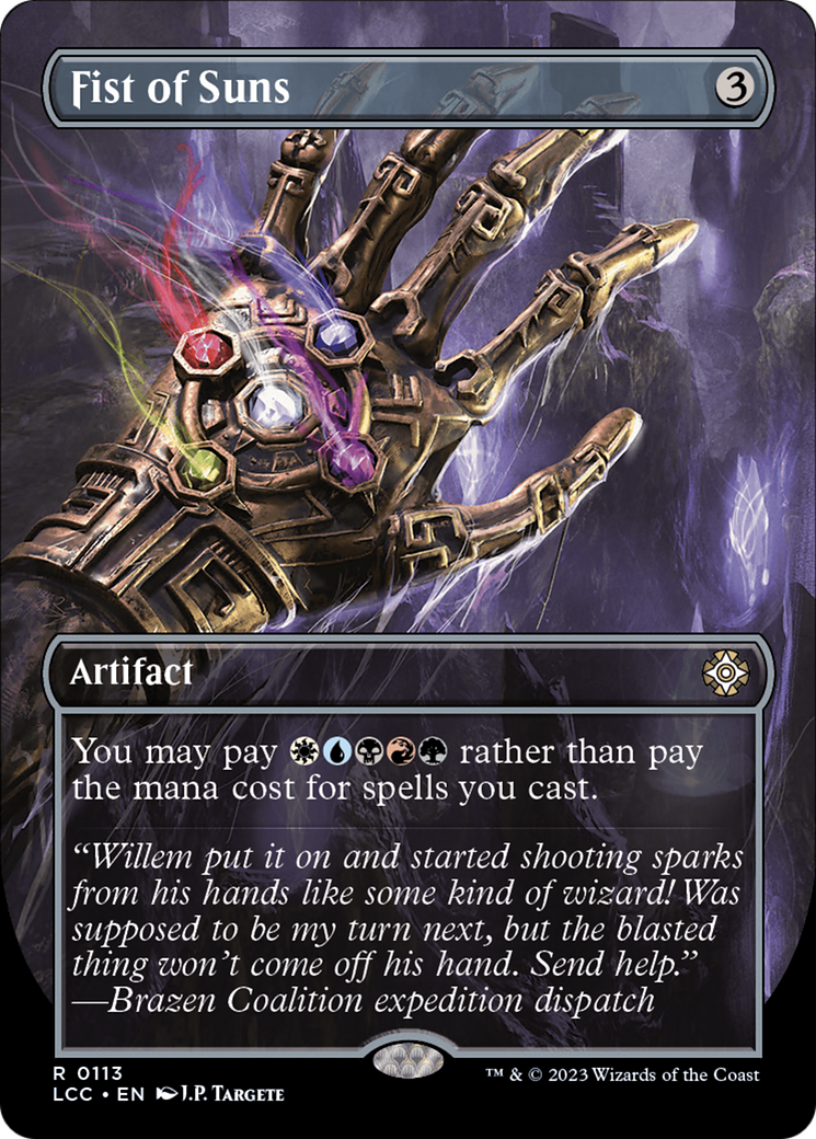 Fist of Suns (LCC-113) (Borderless) (Foil)