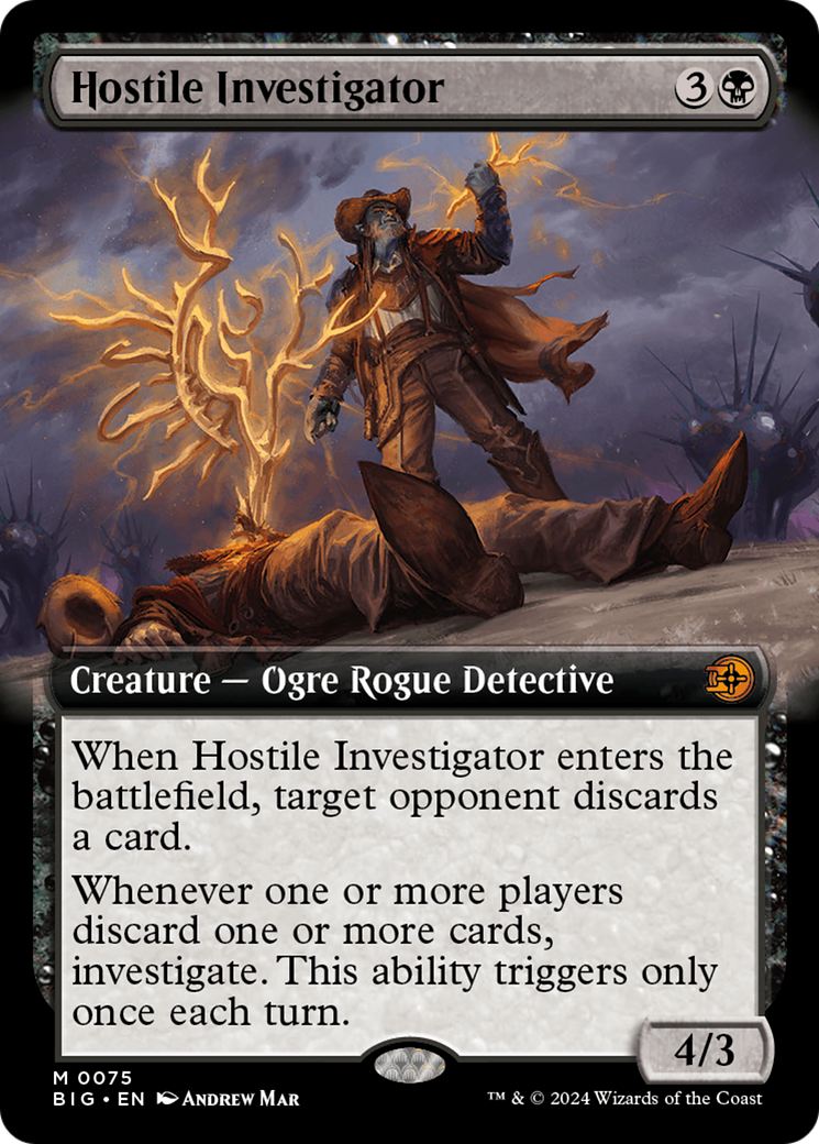Hostile Investigator (BIG-075) (Extended Art) (Foil)