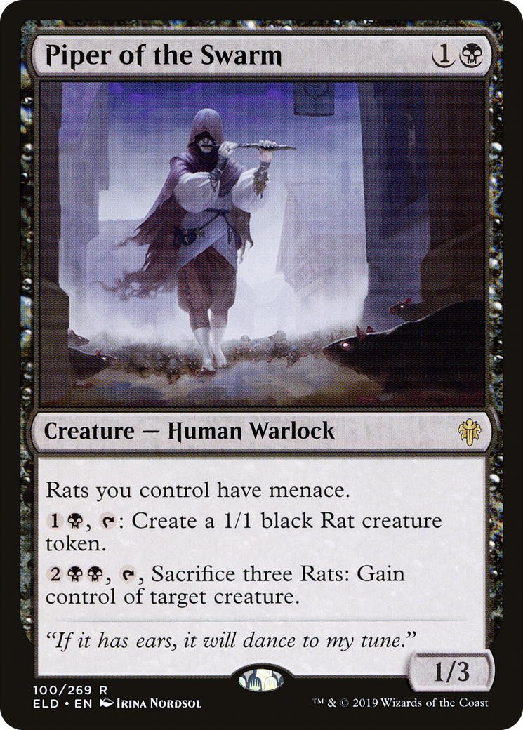 Piper of the Swarm (ELD-100) (Foil)