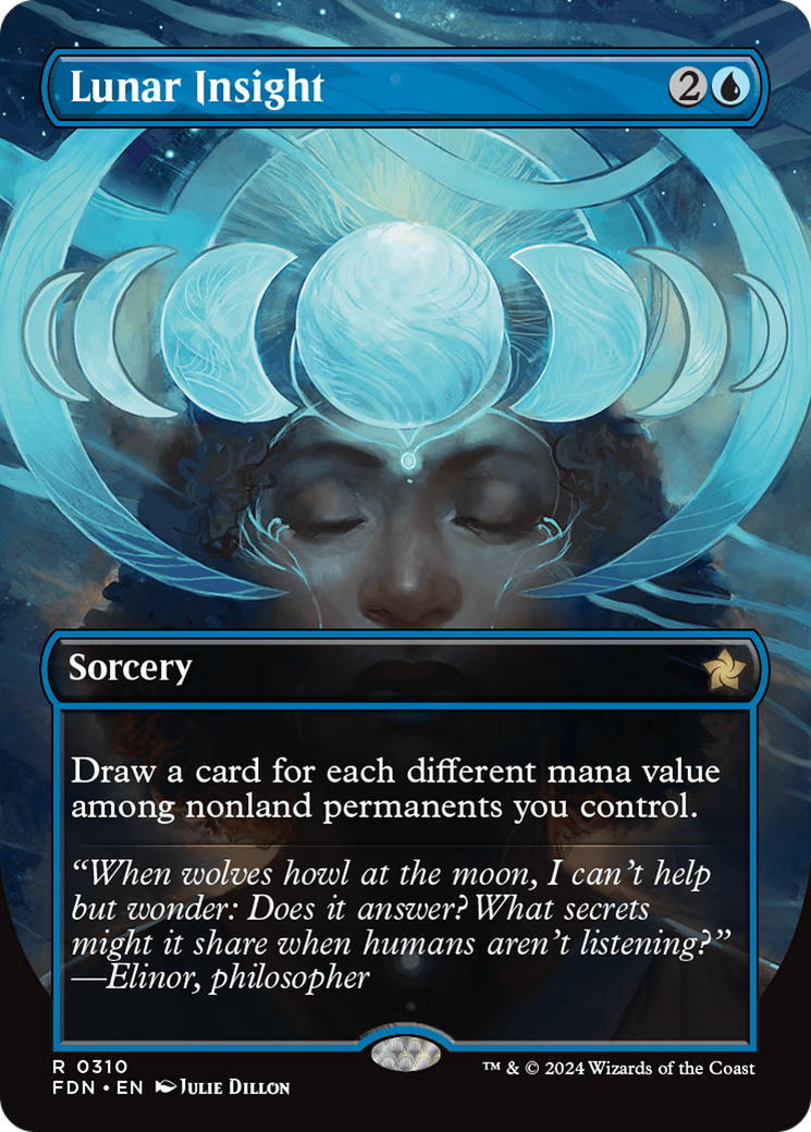 Lunar Insight (FDN-310) (Borderless) (Foil)