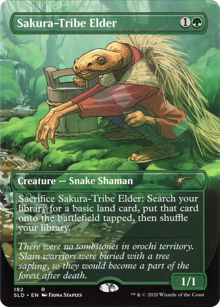 Sakura-Tribe Elder (SLD-192) (Borderless) (Foil)