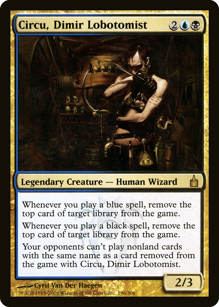 Circu, Dimir Lobotomist (RAV-196) (Foil)
