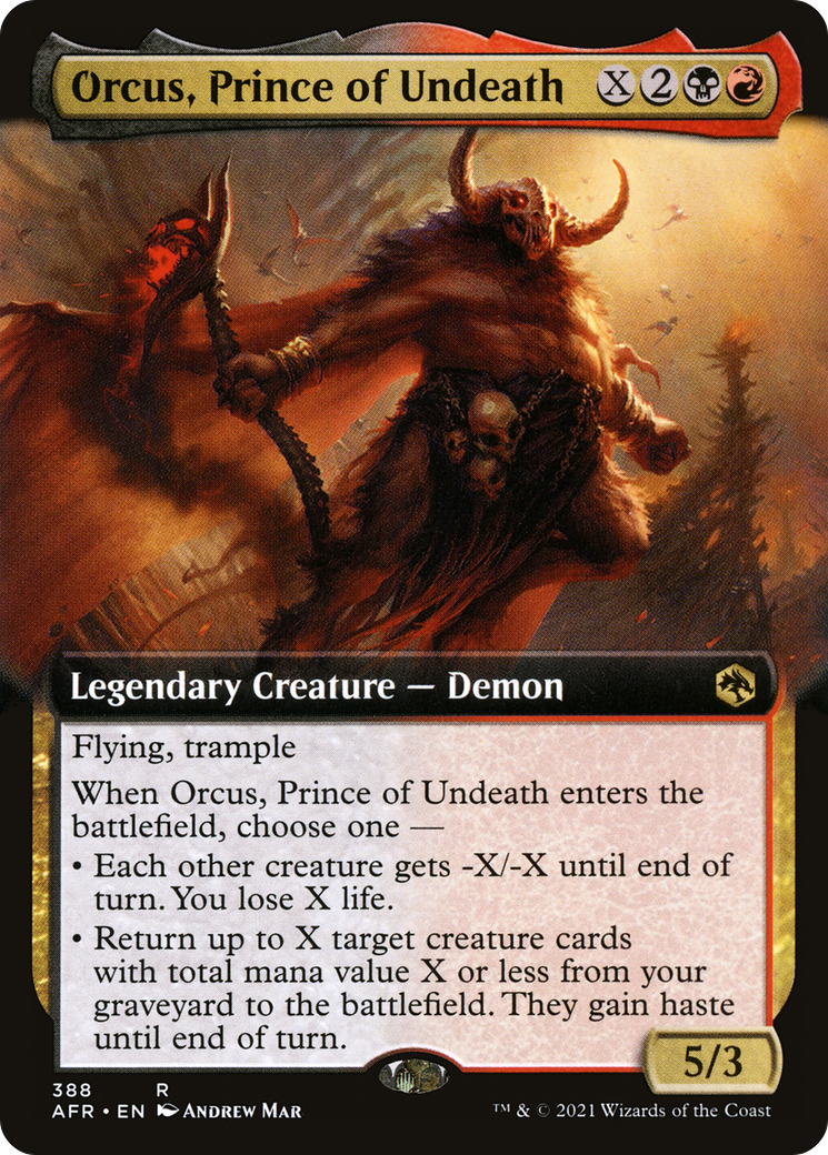 Orcus, Prince of Undeath (AFR-388) (Extended Art)
