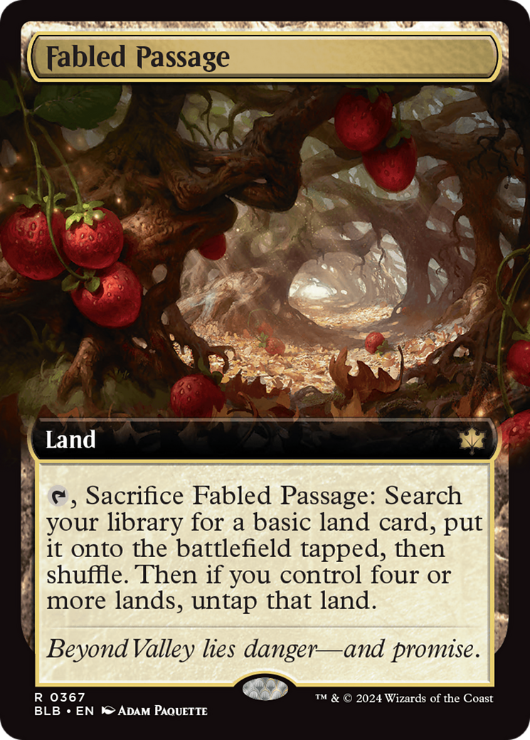 Fabled Passage (BLB-367) (Extended Art) (Foil)