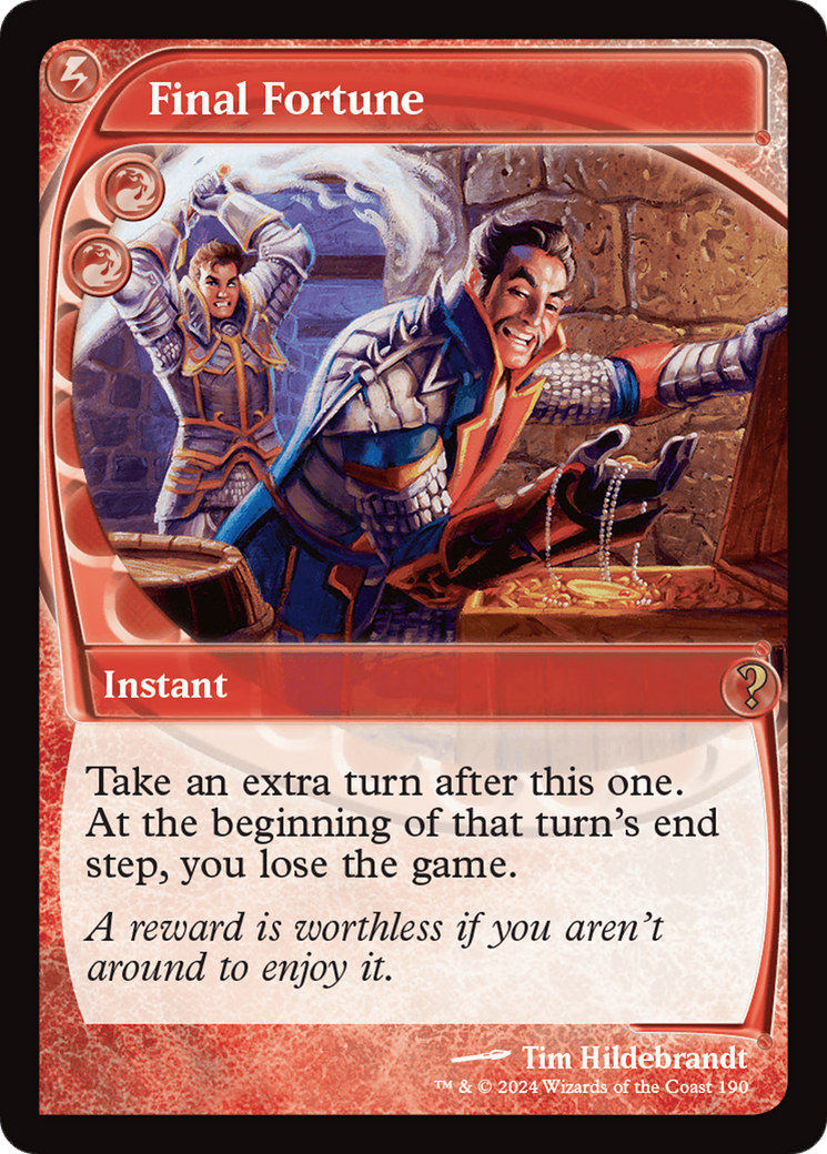Final Fortune (MB2-190)