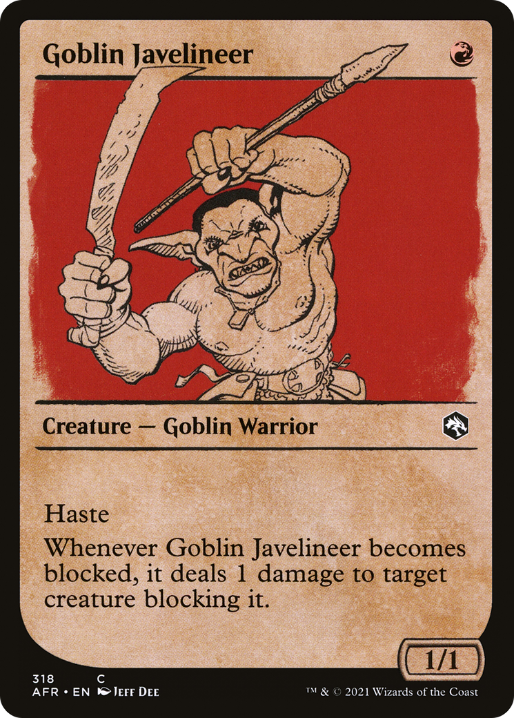 Goblin Javelineer (AFR-318) (Showcase) (Foil)