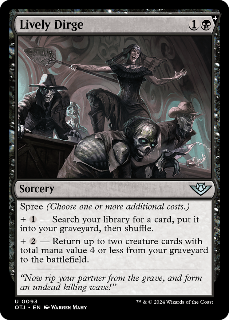 Lively Dirge (OTJ-093) (Foil)