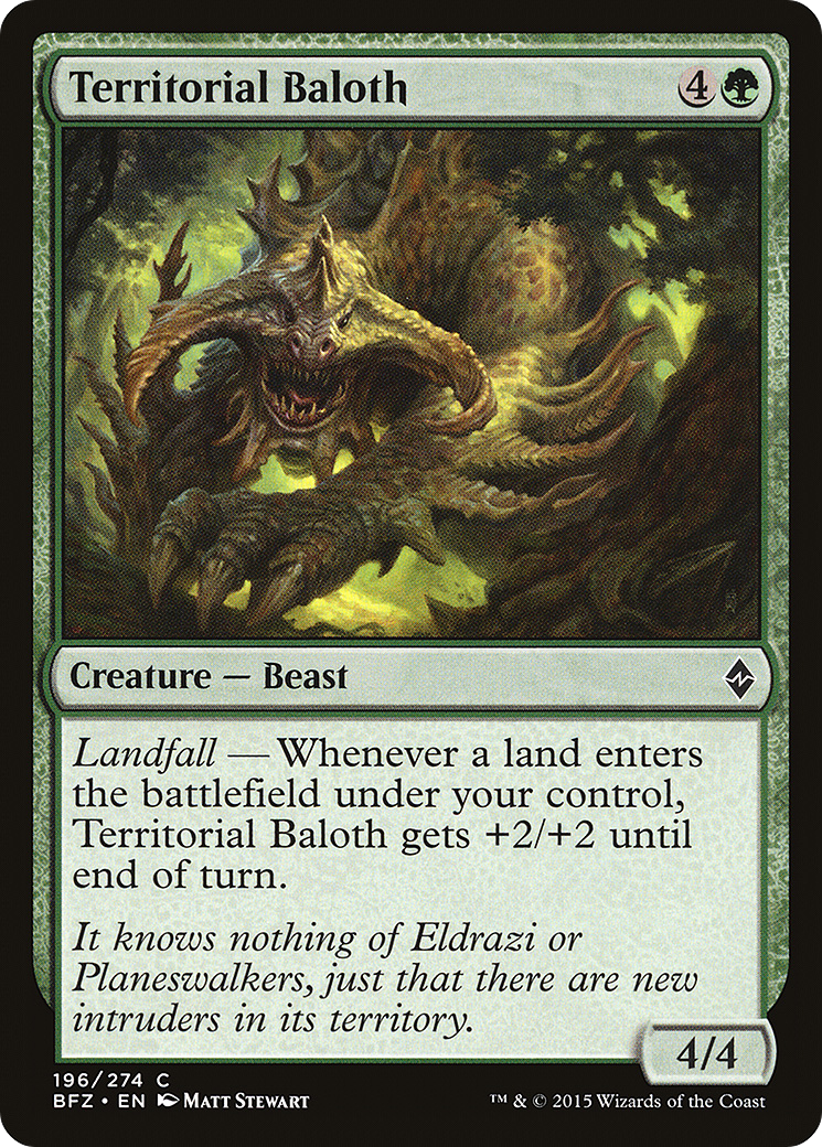 Territorial Baloth (BFZ-196) (Foil)