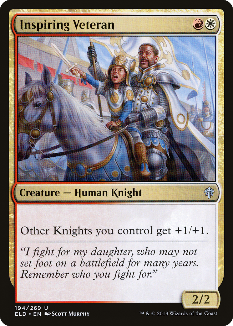 Inspiring Veteran (ELD-194) (Foil)