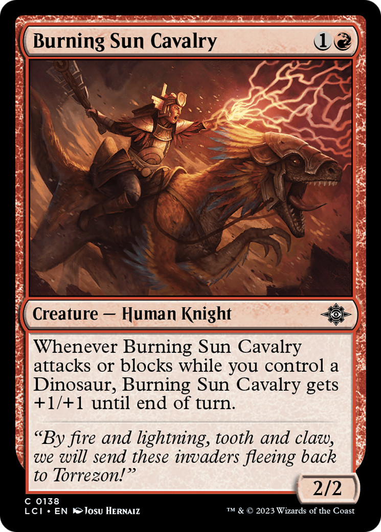 Burning Sun Cavalry (LCI-138) (Foil)