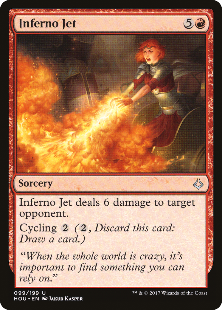 Inferno Jet (HOU-099) (Foil)