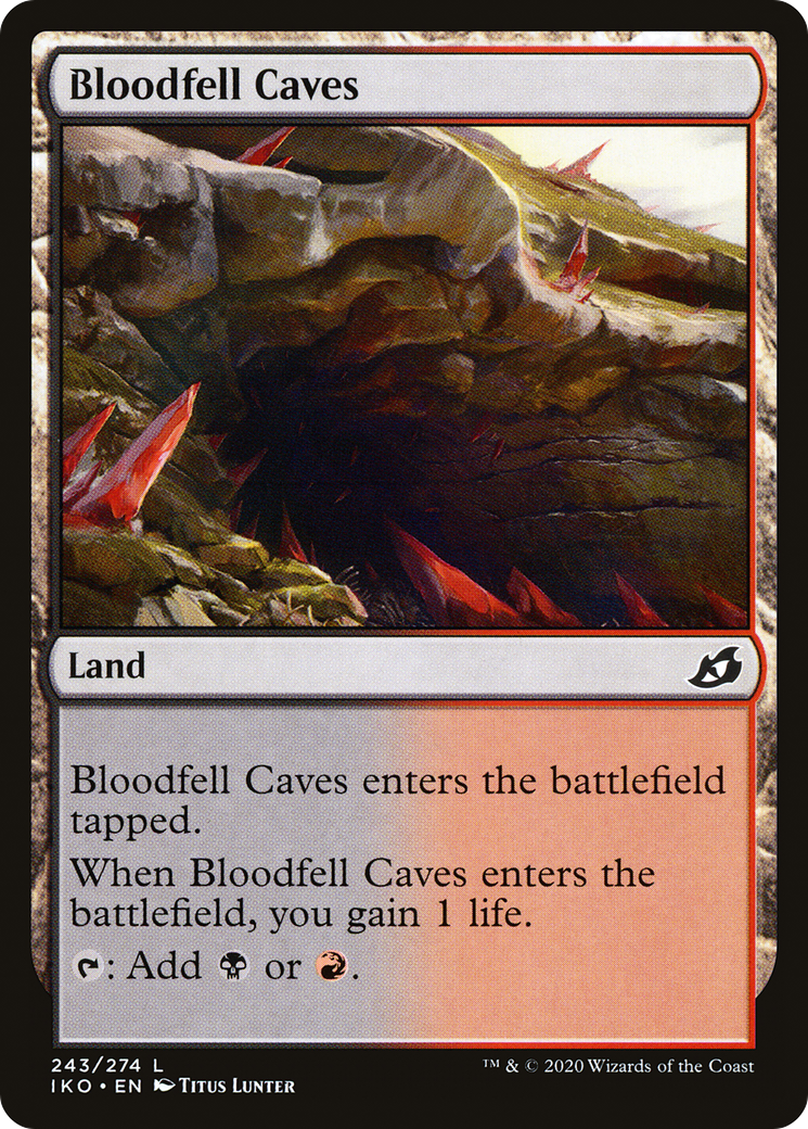 Bloodfell Caves (IKO-243) (Foil)