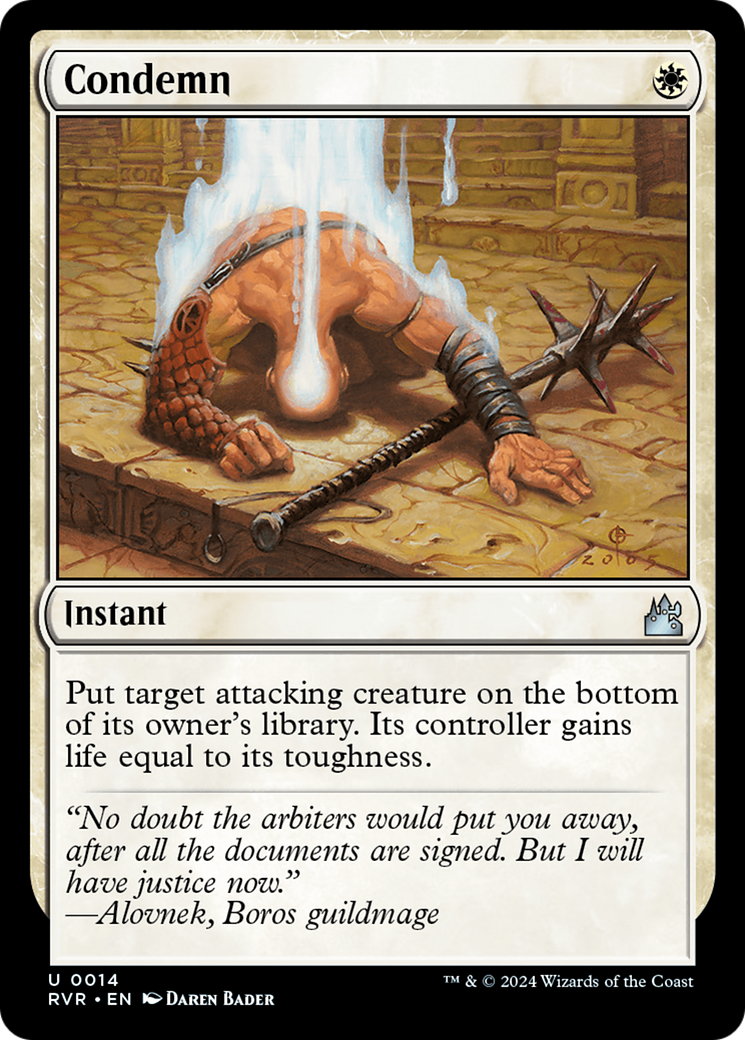 Condemn (RVR-014) (Foil)