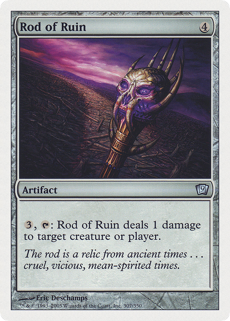 Rod of Ruin (9ED-307★) (Foil)