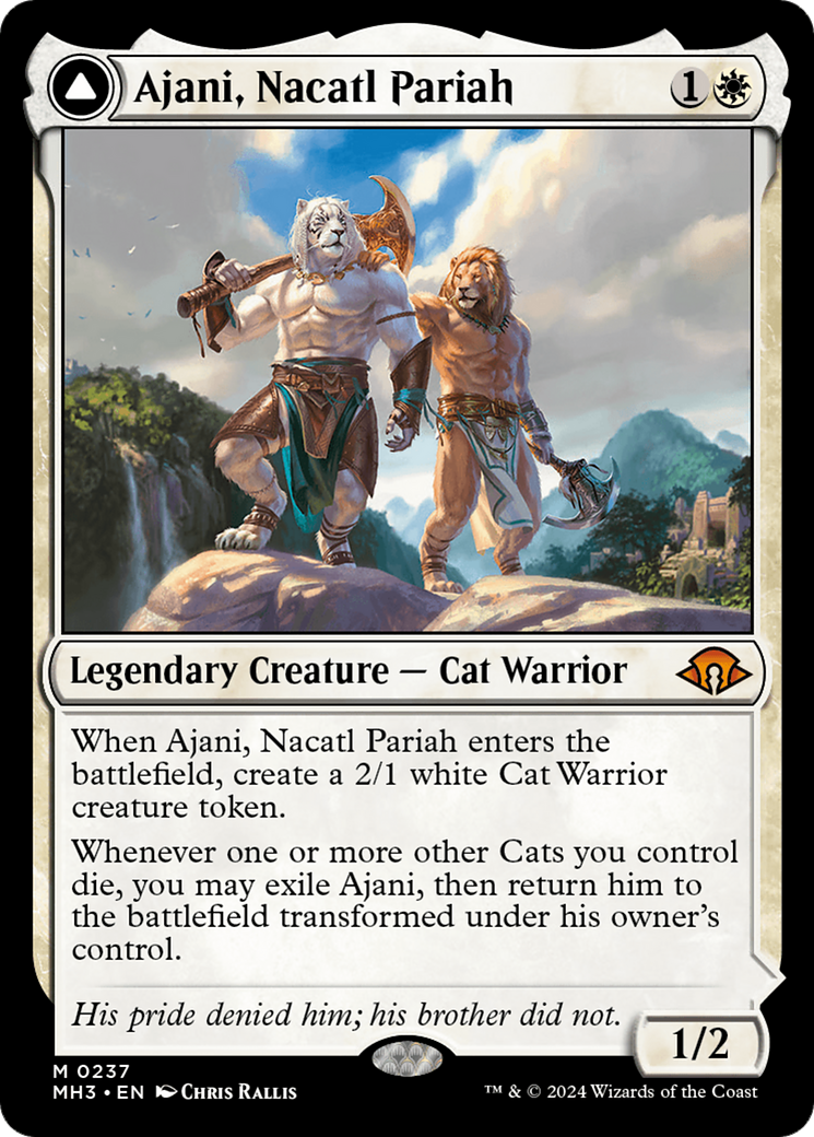Ajani, Nacatl Pariah // Ajani, Nacatl Avenger (MH3-237) (Foil)
