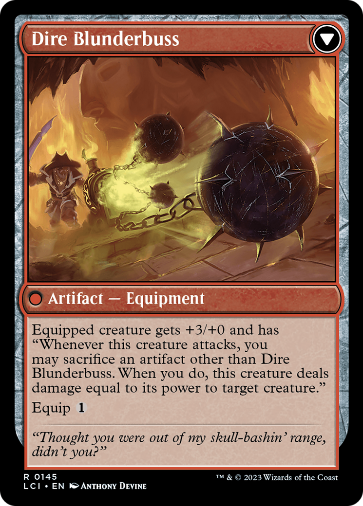Dire Flail // Dire Blunderbuss (LCI-145)