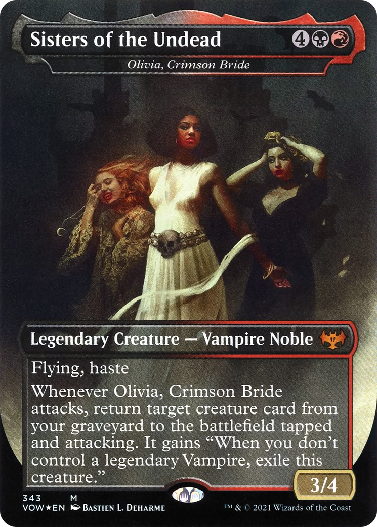 Sisters of the Undead / Olivia, Crimson Bride (VOW-343) (Borderless)