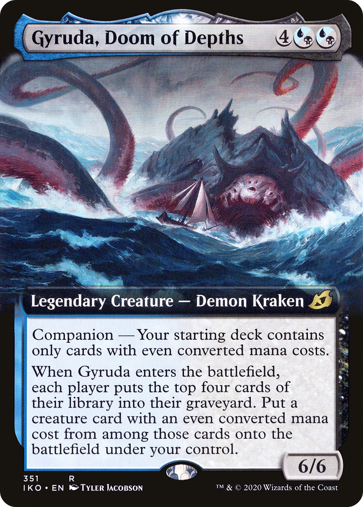 Gyruda, Doom of Depths (IKO-351) (Extended Art) (Foil)