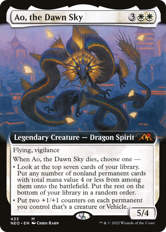 Ao, the Dawn Sky (NEO-433) (Extended Art) (Foil)